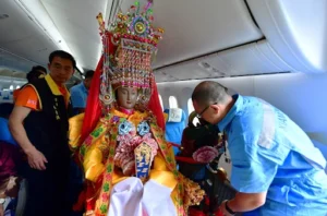 Malaysia giới thiệu Thánh Mẫu AI tương tác cho du khách tại đền Thiên Hậu.